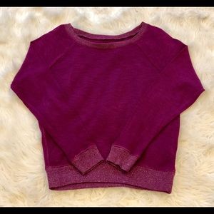 Aerie purple sweater size S